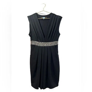 NWT Eva Franco Sample Dress with studded Faux belt sz 0 Anthropologie